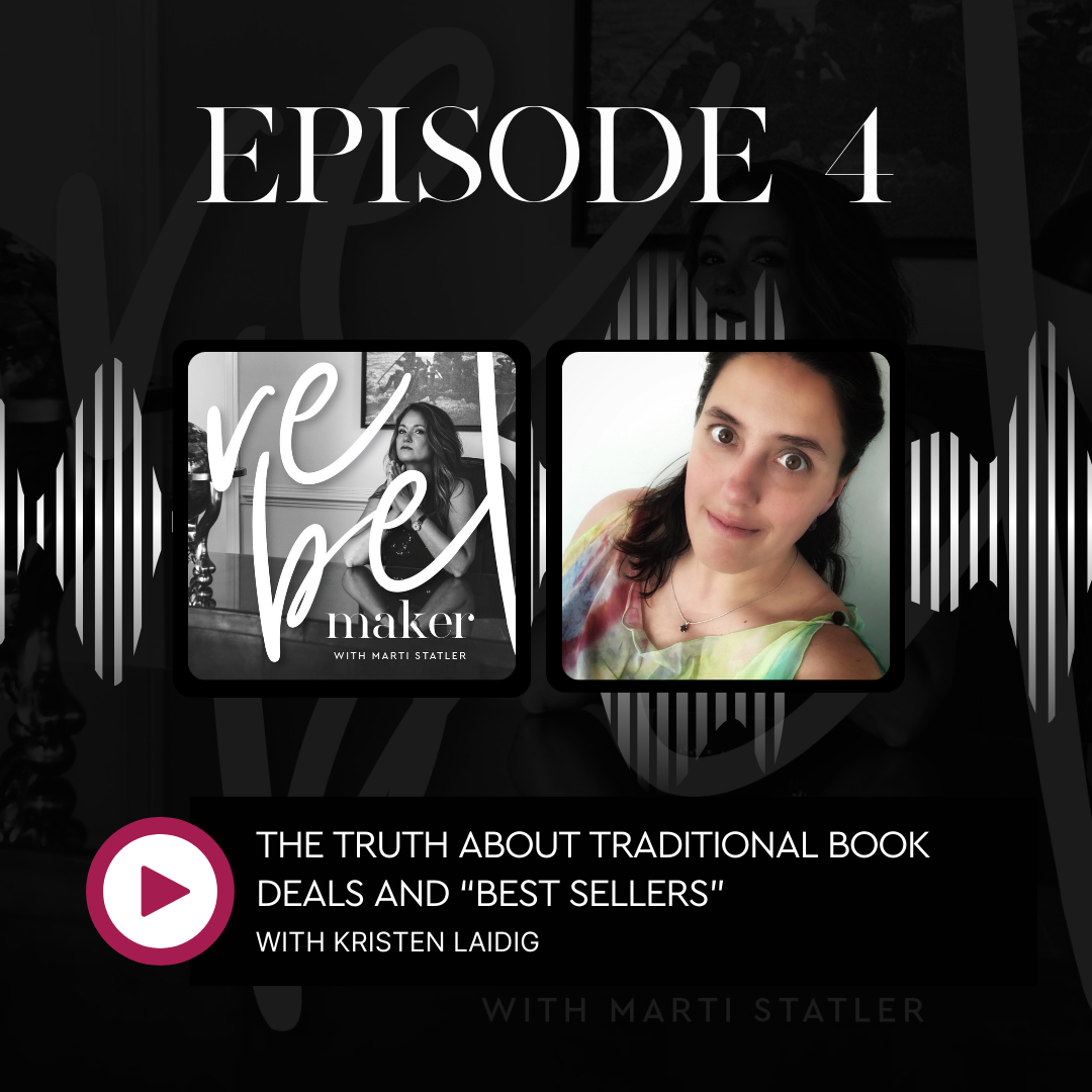 Cover of episode four, The truth about traditional book deals & best sellers